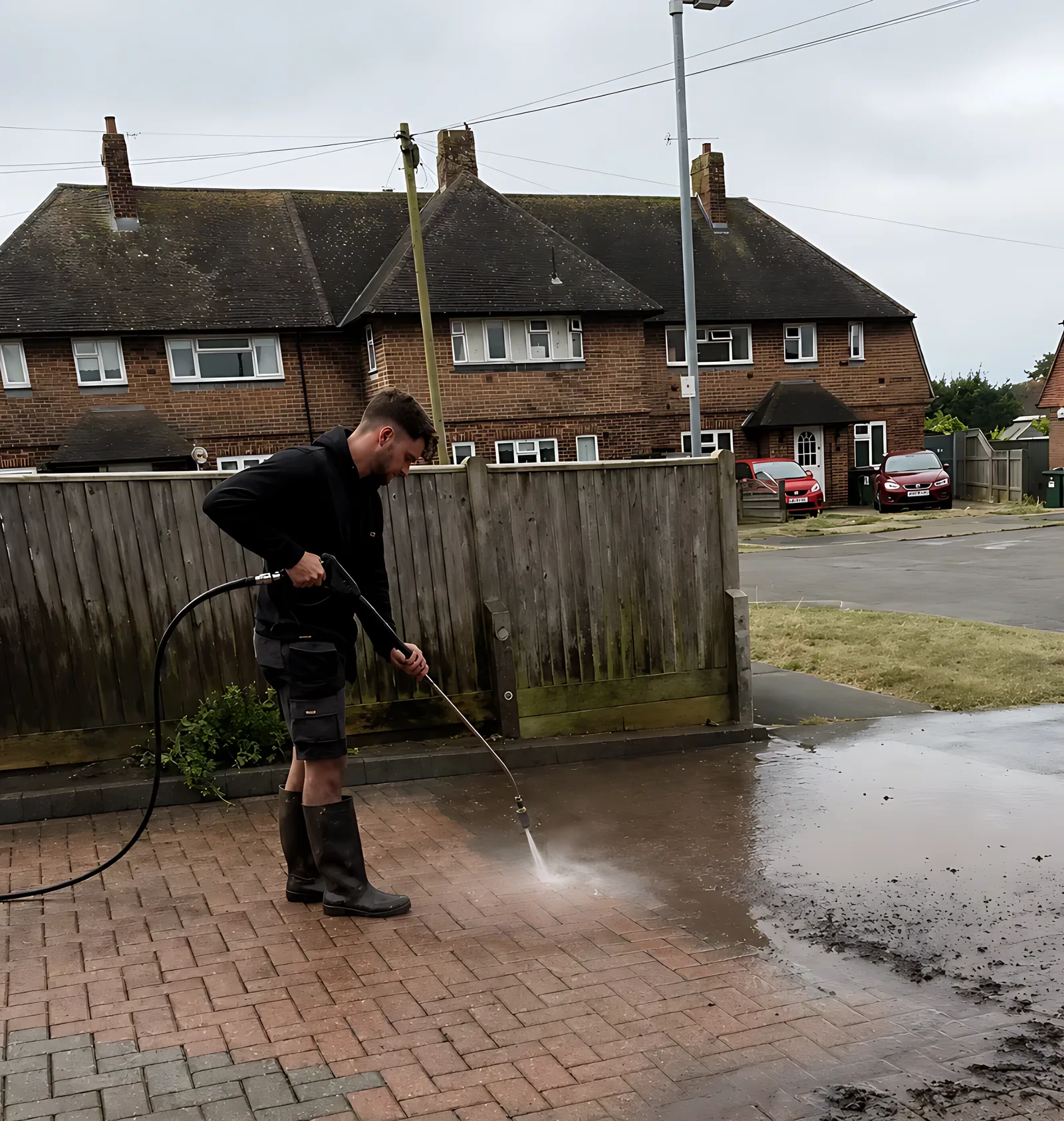 Roof and exterior cleaning in Leatherhead