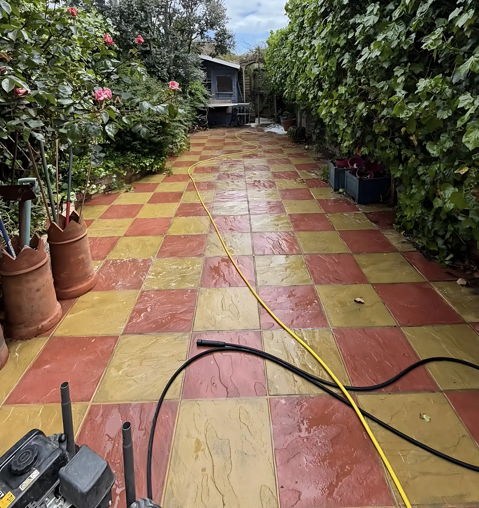 Patterned path
