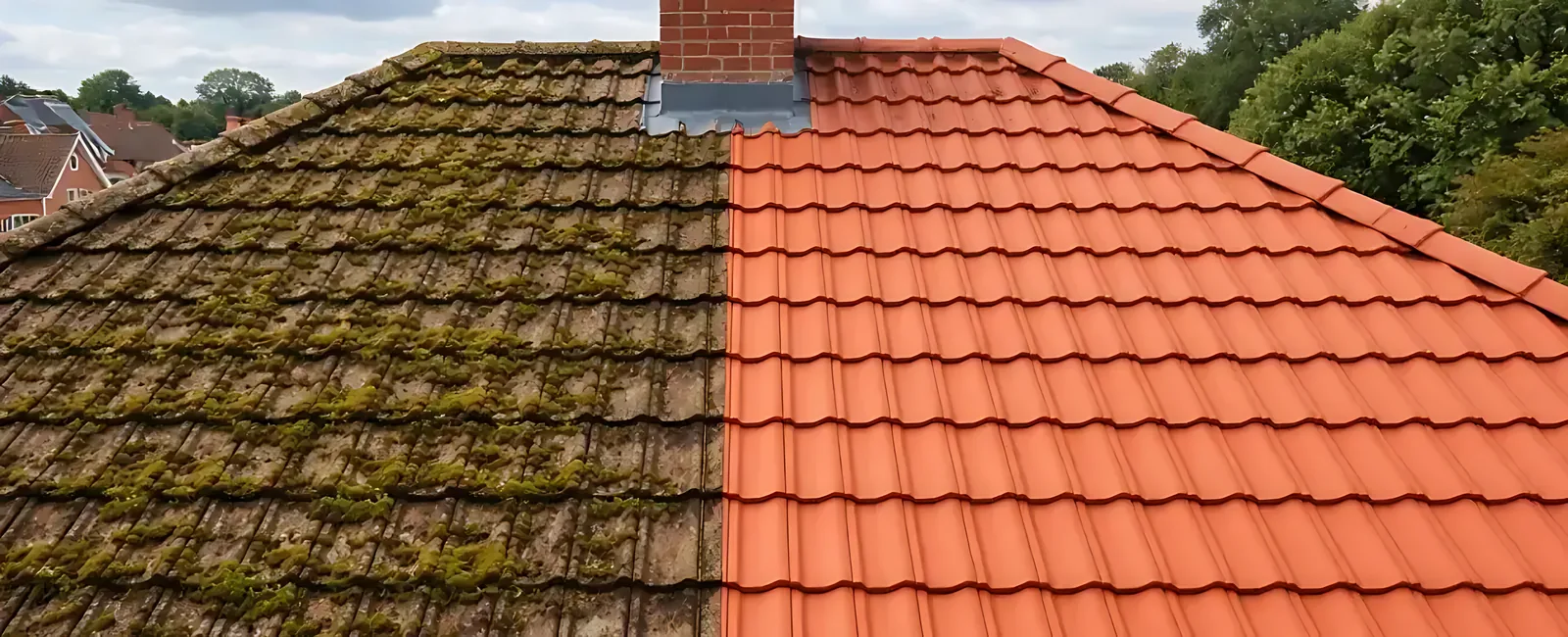 Roof and exterior cleaning in Weybridge