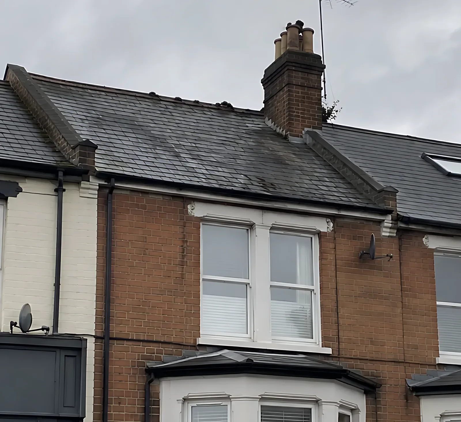 The same terraced roof after a full clean